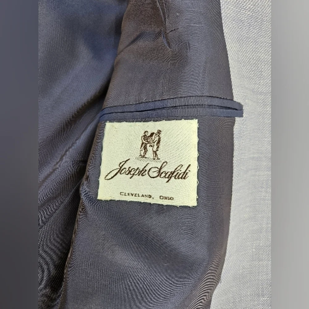 Joseph Scafidi Light PURPLE Bespoke Suit Jacket Blazer Sports Coat sz 44 L